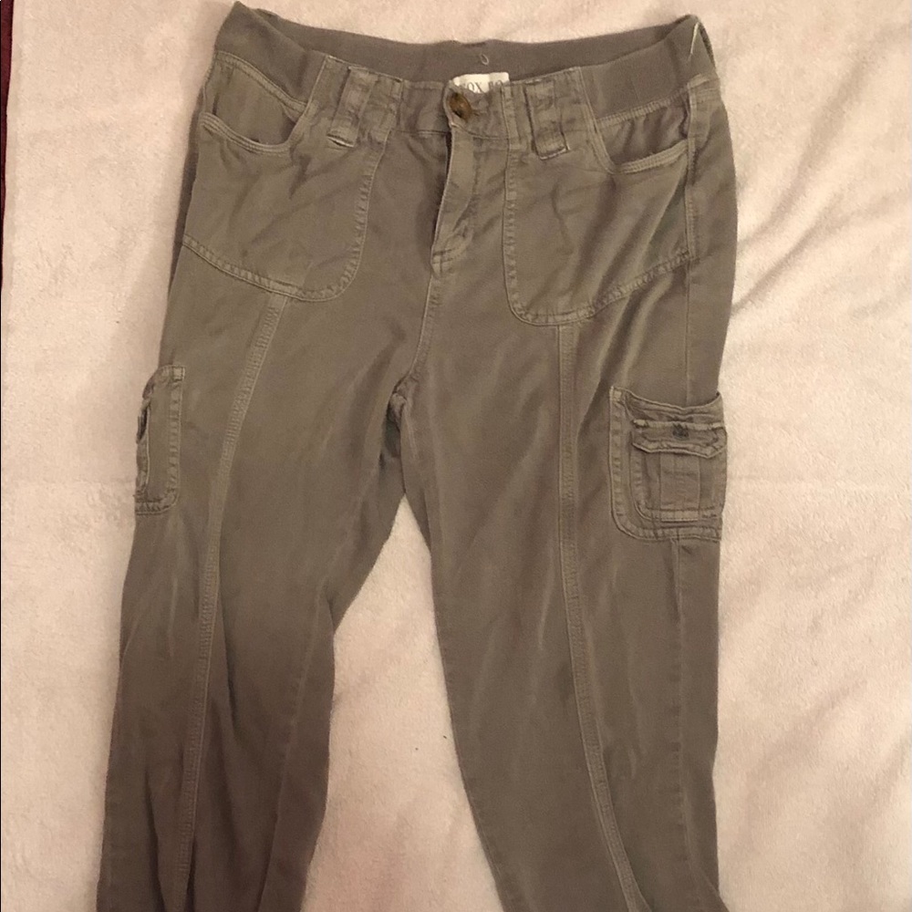 Green cargo pants